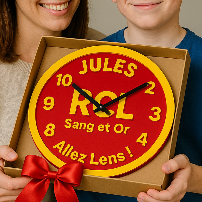 Horloge Club de Football – Le temps aux couleurs du club préféré ⚽