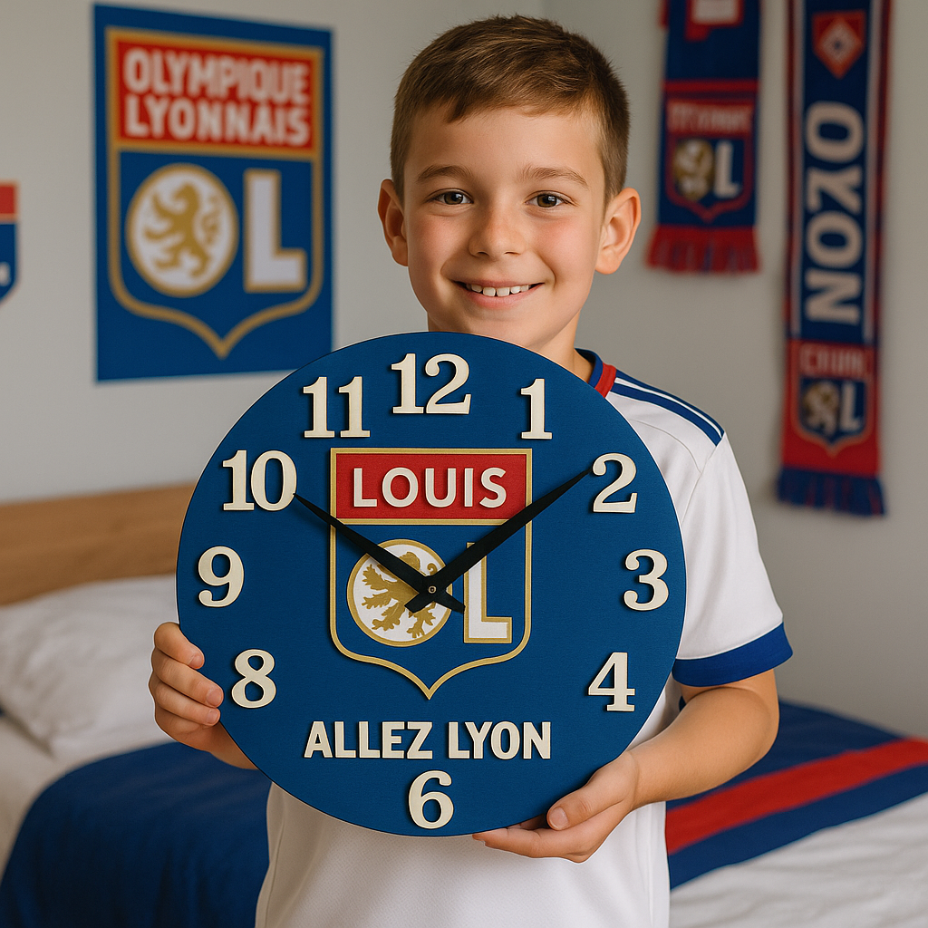 Horloge Club de Football – Le temps aux couleurs du club préféré ⚽