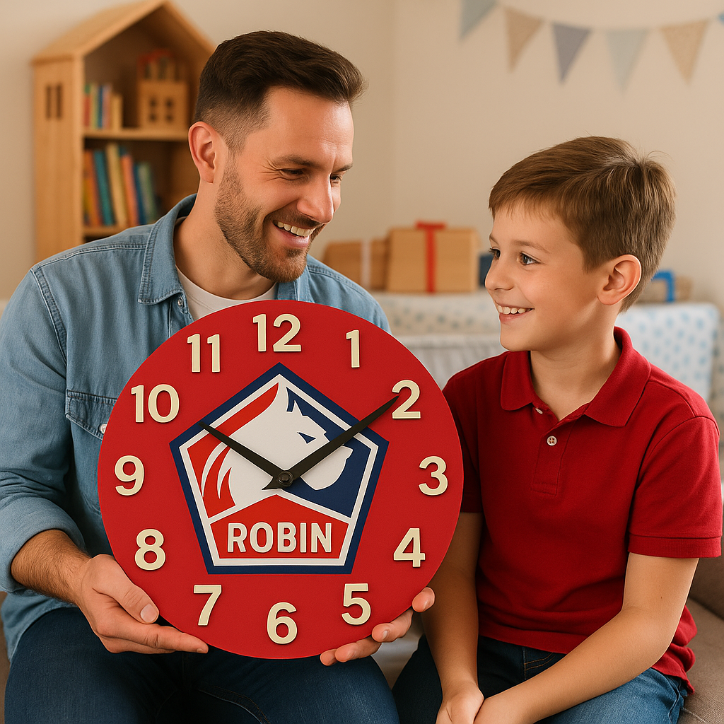 Horloge Club de Football – Le temps aux couleurs du club préféré ⚽